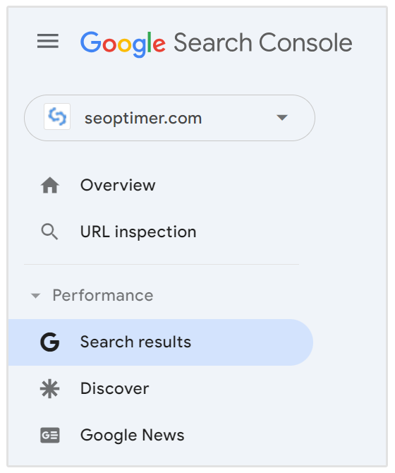 hasil pencarian google search console